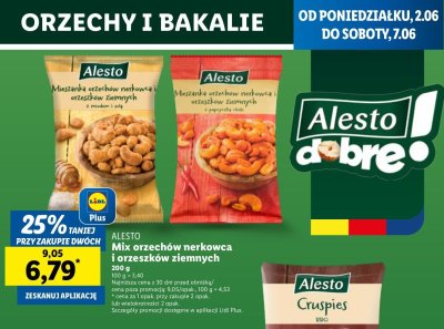 Mieszanka orzech贸w nerkowca i orzeszk贸w ziemnych z papryczk膮 chili Alesto promocja