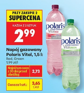 Napój gazowany Polaris Vital Red promocja w Biedronka
