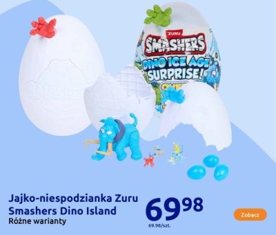 Jajko-niespodzianka Zuru Smashers Dino Island promocja w Action