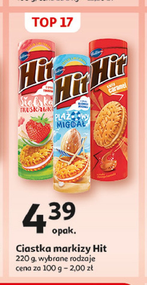 Ciastka salty almond Hit Hit bahlsen promocja