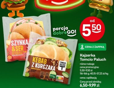 Kajzerka Tomcio Paluch różne rodzaje promocja w Żabka
