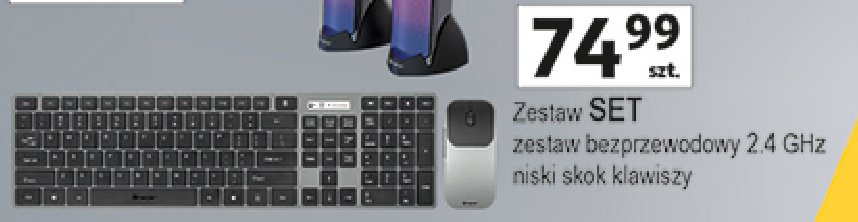 Zestaw bezprzewodowy rf set Tracer promocja w Auchan