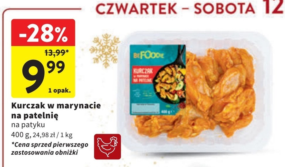 Kurczak w marynacie na patelnię Be foodie promocja