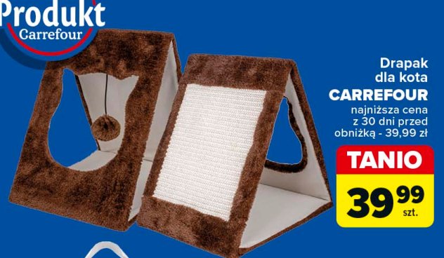 Drapak dla kota Carrefour promocja