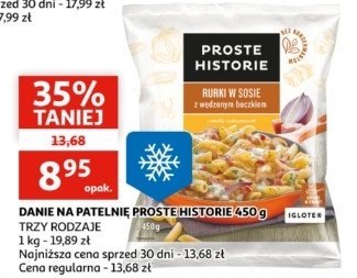 Rurki w sosie z wędzonym boczkiem Iglotex proste historie promocja