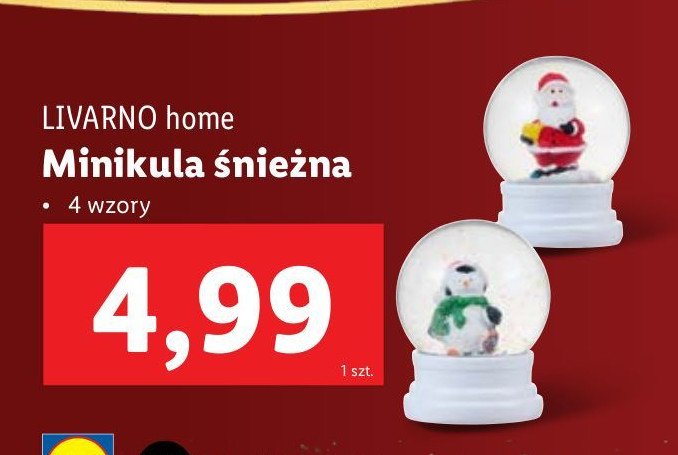 Minikula śnieżna LIVARNO HOME promocja