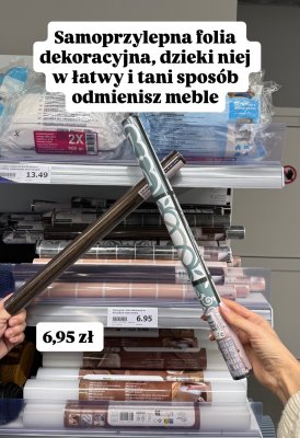 Folia dekoracyjna samoprzylepna promocja w Action