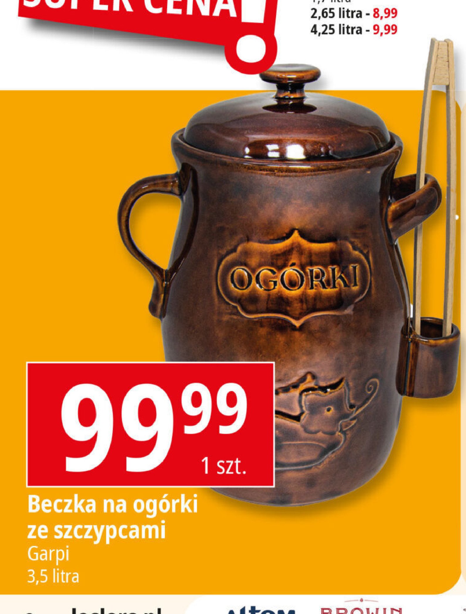 Beczka kamionka 3.5 l Garpi promocja