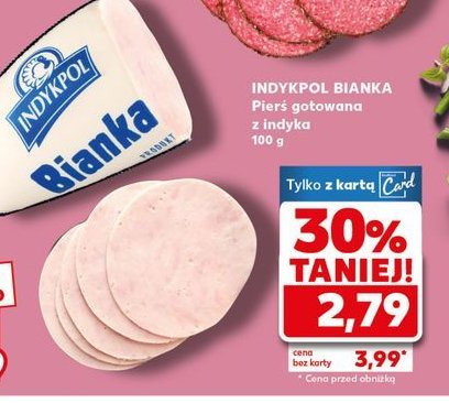 Pier艣 z indyka gotowana bianka Indykpol promocja