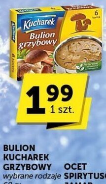 Bulion Kucharek grzybowy promocja w Groszek