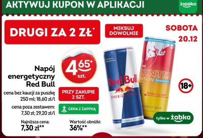 Napój energetyczny Red Bull promocja w Żabka