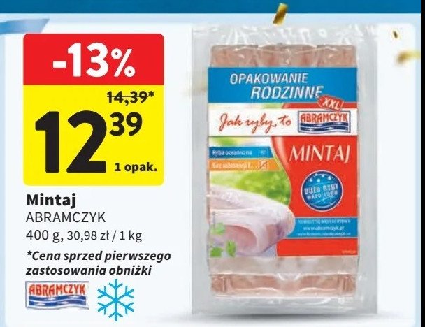 Filety z mintaja Abramczyk promocja w Intermarche