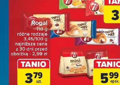 Rogal z nadzieniem waniliowym 7 days super max promocja