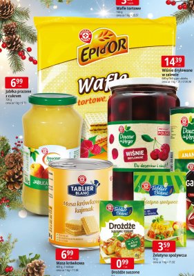 Jabłka prażone z cukrem promocja w Leclerc