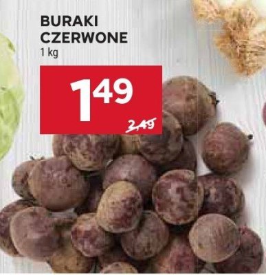 Buraki czerwone promocja w Stokrotka