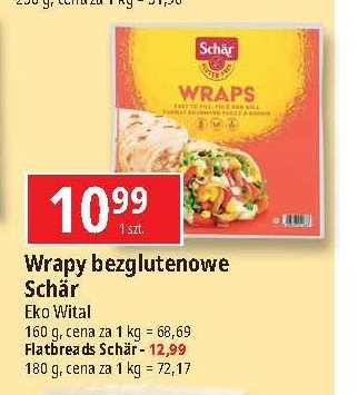 Tortilla bezglutenowa Schar promocja