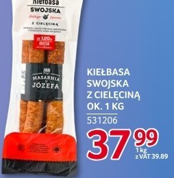 Kiełbasa swojska z cielęcina JBB 1 kg promocja w Selgros