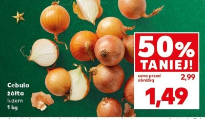 Cebula żółta promocja w Kaufland