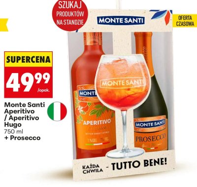 Aperitivo Monte Santi Aperitivo + Prosecco promocja w Biedronka