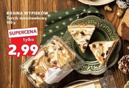 Torcik marchewkowy Kraina wypieków promocja w Kaufland