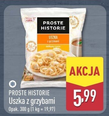 Uszka z grzybami  promocja w Aldi
