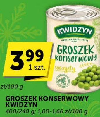 Groszek konserwowy Kwidzyń promocja w Euro Sklep
