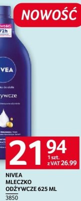 Mleczko odżywcze Nivea promocja w Selgros
