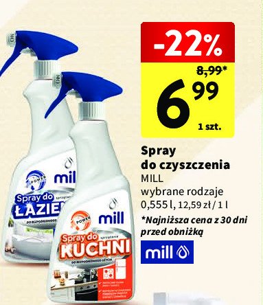 P艂yn do czyszczenia 艂azienka Mill clean promocja