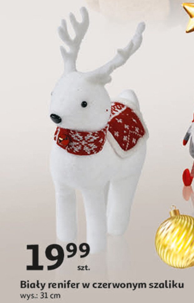 Renifer z szalikiem promocja w Makro