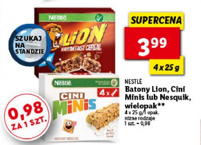 Batony Lion breakfast cereal promocja
