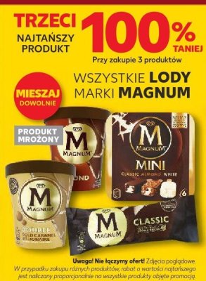 Lody wszystkie rodzaje promocja w Kaufland