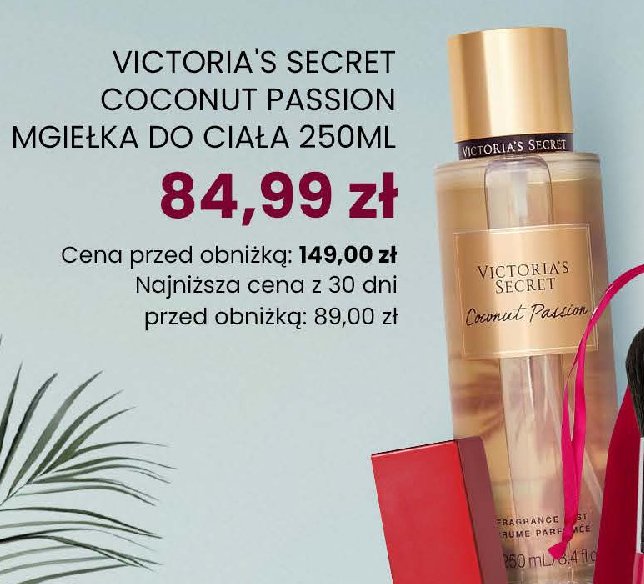 Mgiełka do ciała VICTORIA'S SECRET COCONUT PASSION promocja