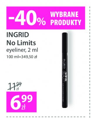 Eyeliner Ingrid no limits Ingrid cosmetics promocja