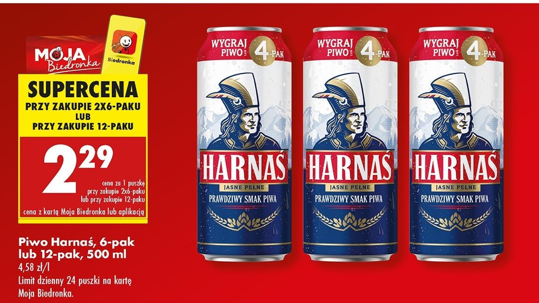 Piwo Harnaś promocja