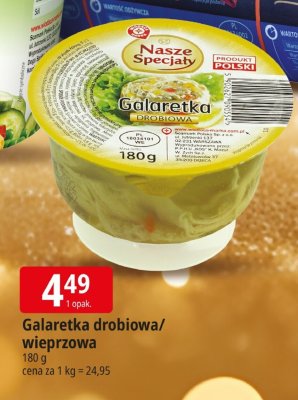 Galaretka drobiowa/wieprzowa promocja w Leclerc