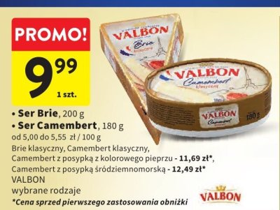 Ser Brie VALBON promocja w Intermarche