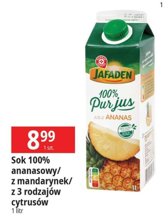 Sok mandarynka 100% Wiodąca marka jafaden promocja