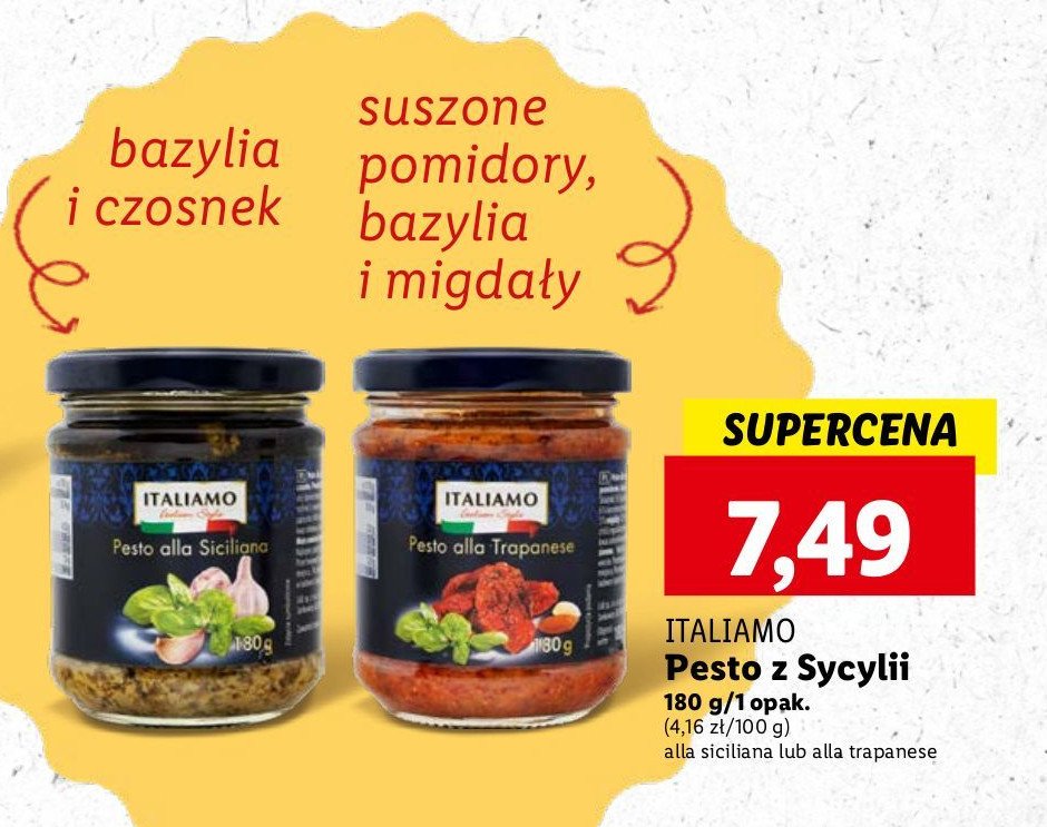 Pesto siciliano Italiamo promocja