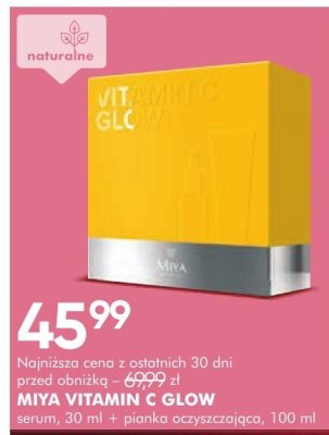 Zestaw kosmetyków MIYA VITAMIN C GLOW serum, 30 ml + pianka oczyszczająca, 100 ml promocja w Super-Pharm