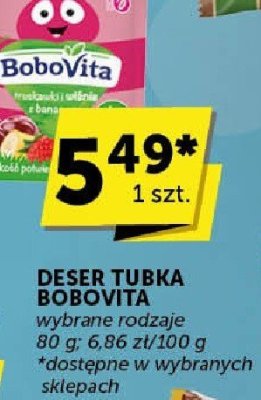 Deser tubka BoboVita promocja w Groszek