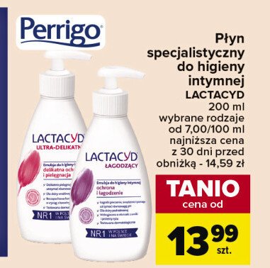 Emulsja do higieny intymnej Lactacyd promocja w Carrefour