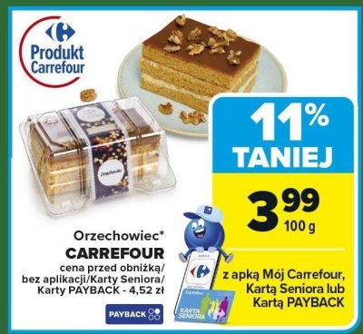 Orzechowiec CARREFOUR promocja w Carrefour Market