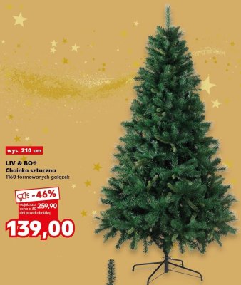 Choinka sztuczna 210 cm promocja w Kaufland