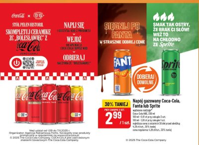 Napój gazowany, wybrane rodzaje promocja w POLOmarket