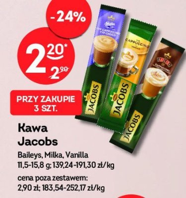 Cappuccino vanilla Jacobs cappuccino specials promocja