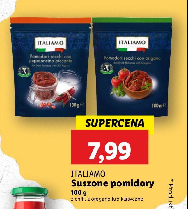 Suszone pomidory z zio艂ami Italiamo promocja