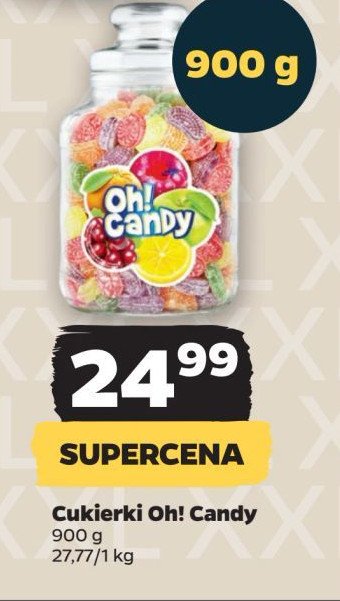 Cukierki kandyzowane o smaku owocowym Oh! candy promocja