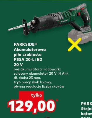 Piła szablasta akumulatorowa PSSA 20-Li B2 20 V promocja w Kaufland