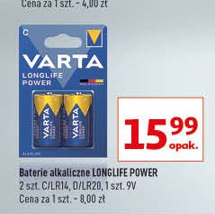 Baterie long life lr20 Varta promocje