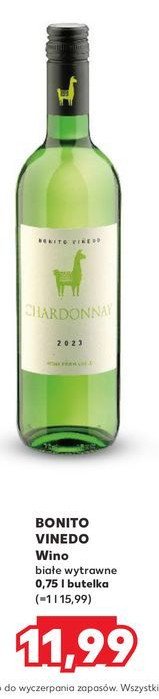 Wino Bonito vinedo chardonnay promocja w Kaufland